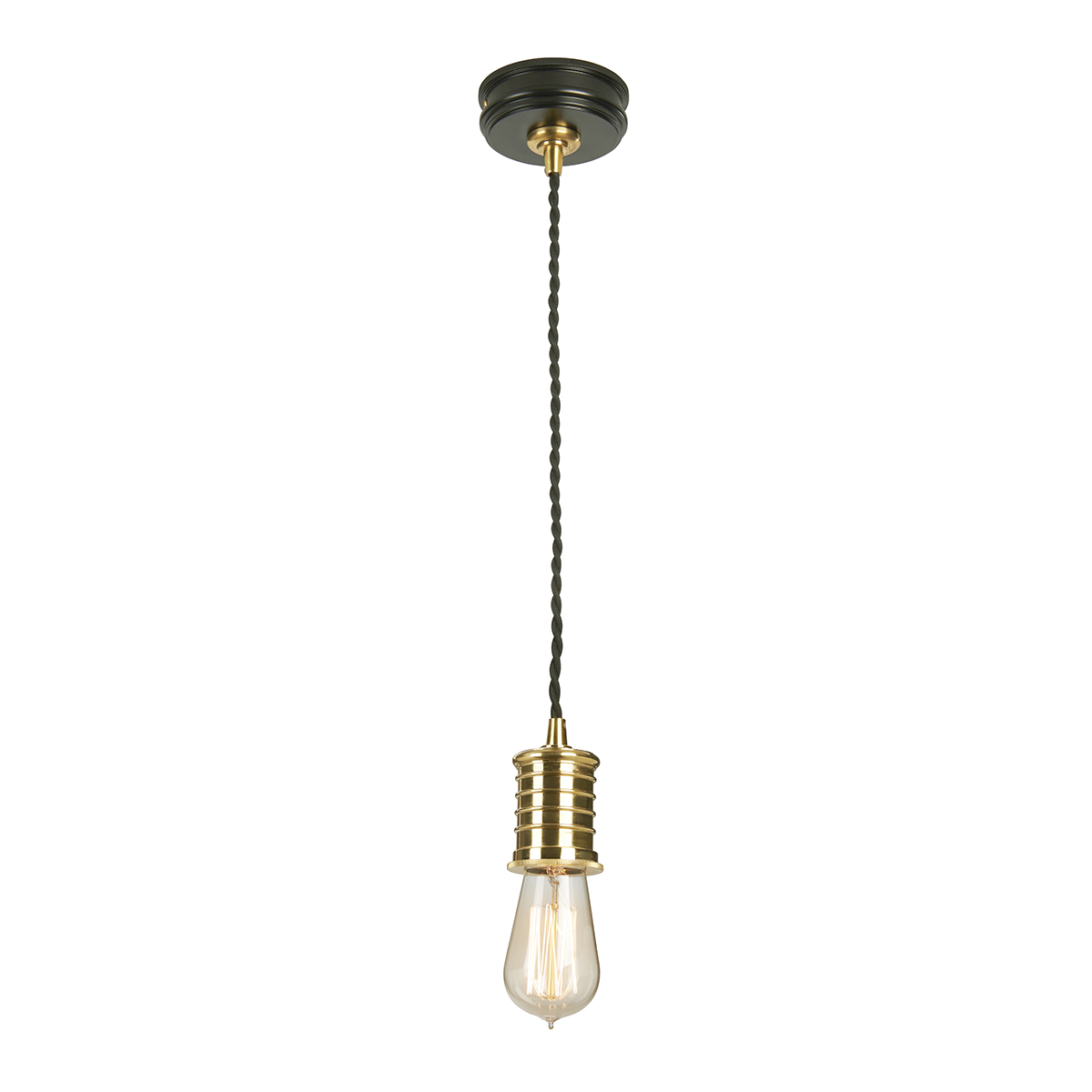 DOUILLE black-polished brass DOUILLE-P-BPB Elstead Lighting