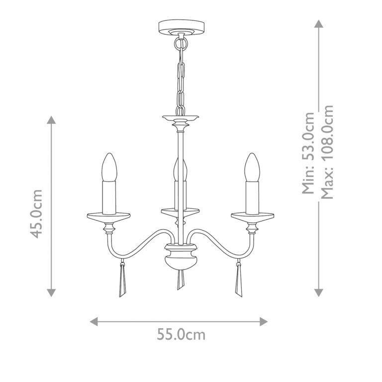 FINSBURY PARK polished nickel FP3-POL-NICKEL Elstead Lighting