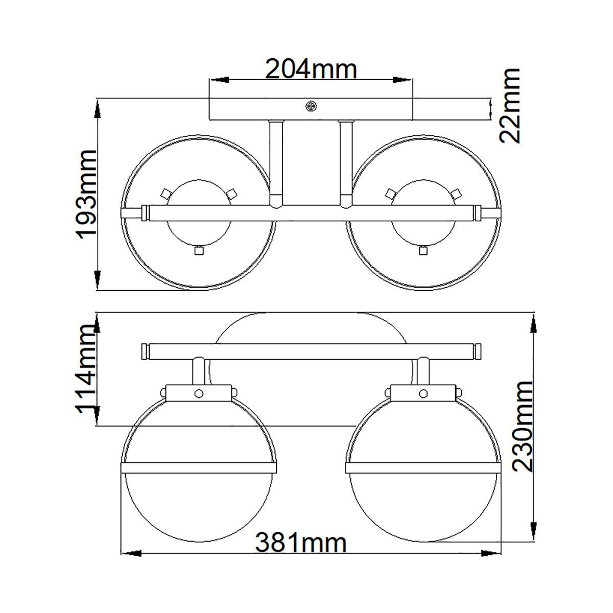 HOLLIS black II HK-HOLLIS2-O-BK-BATH Hinkley Lighting