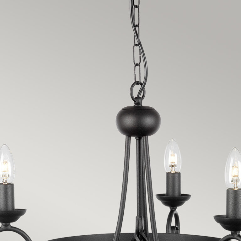 HARLECH black HR3A-BLACK Elstead Lighting