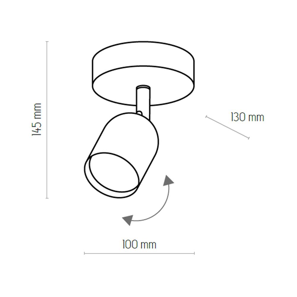 TOP black I 3298 TK Lighting