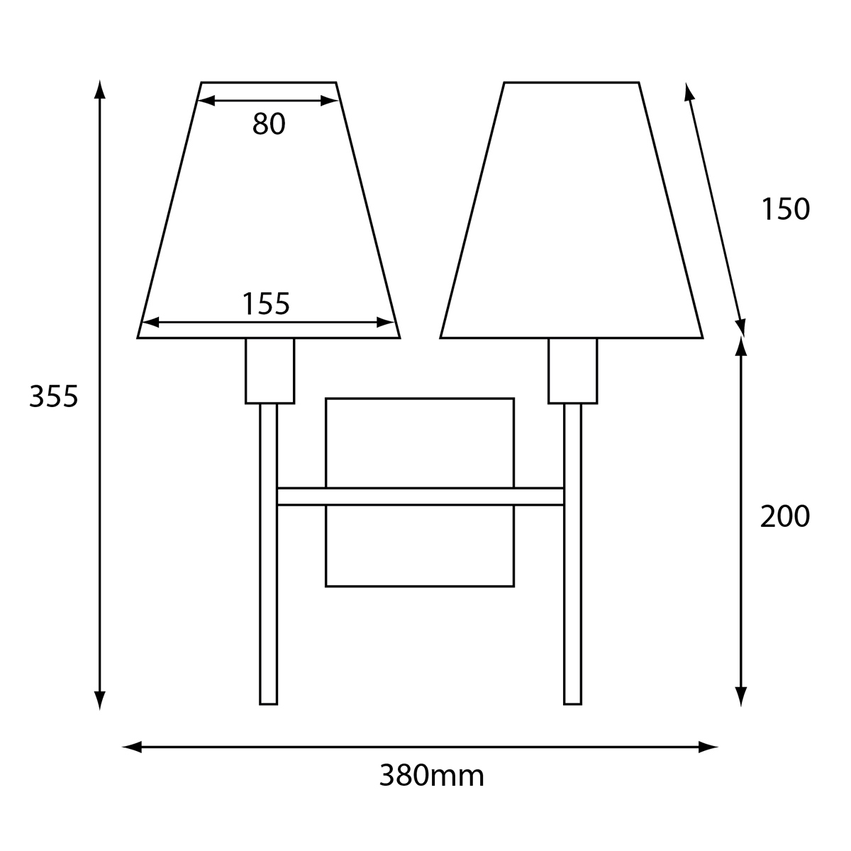 LUCERNE LUCERNE-2LT Elstead Lighting