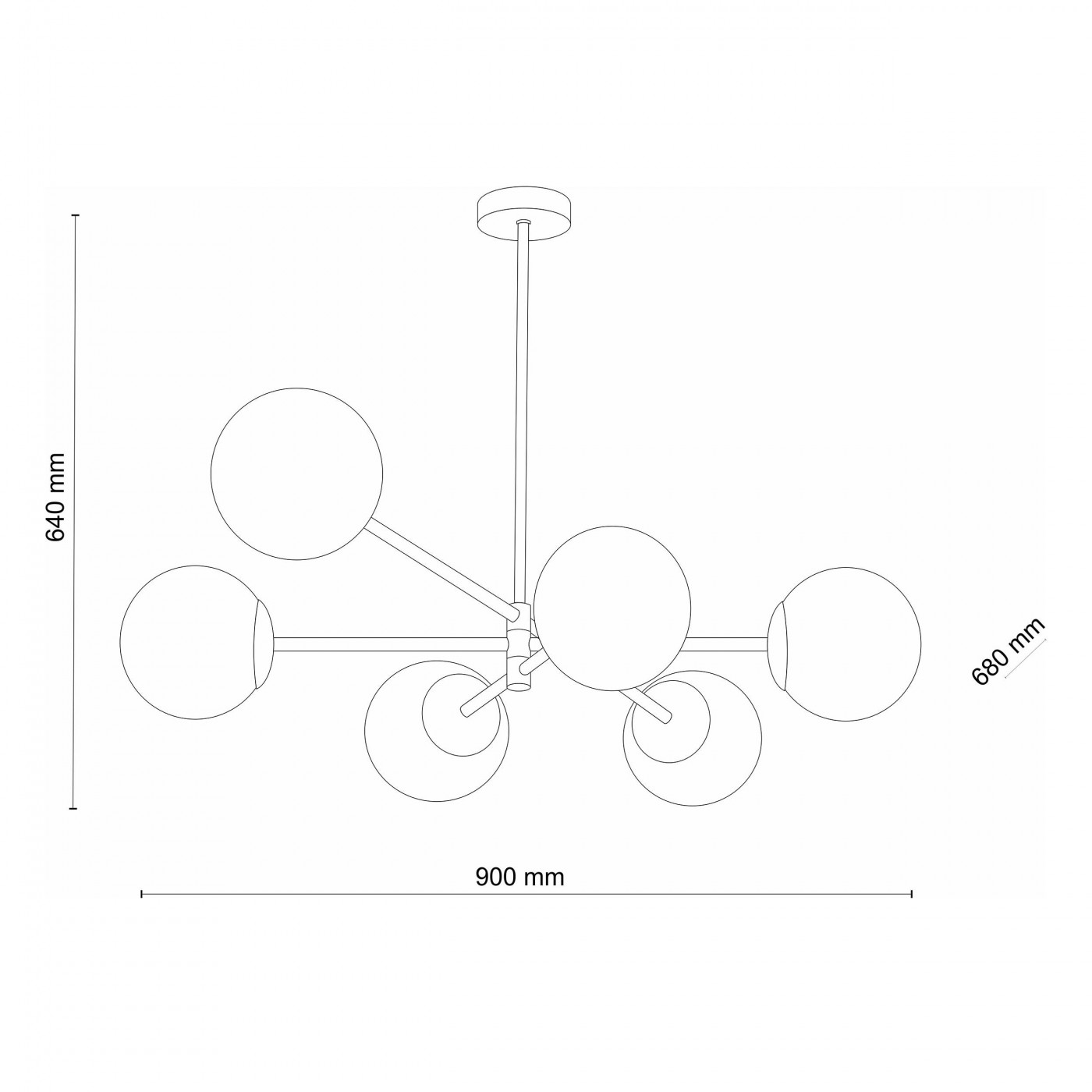 SARIUS gold VI 4736 TK Lighting