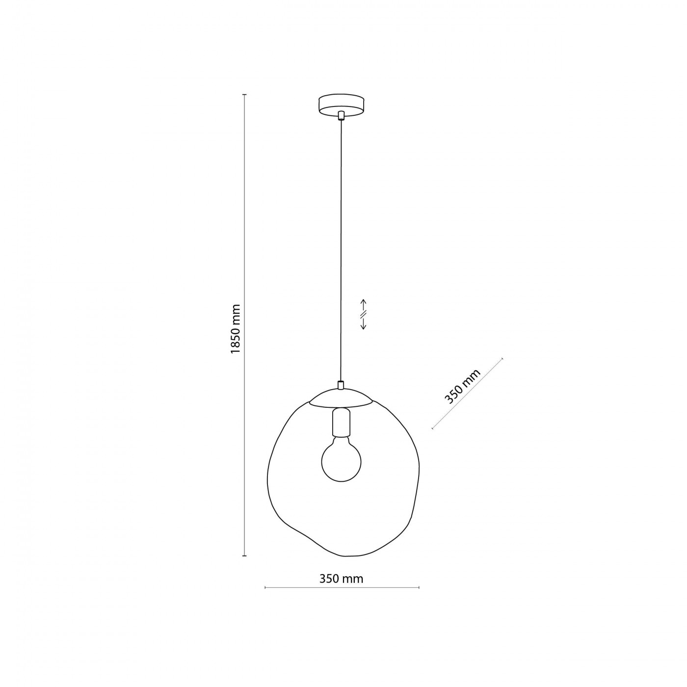 SOL amber I  4261 TK Lighting