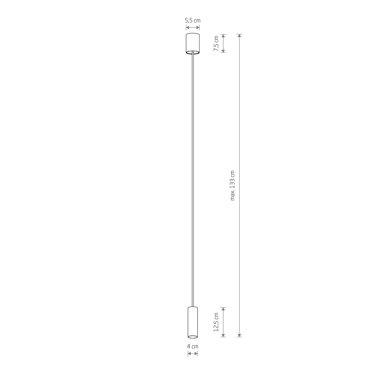 FOURTY graphite S 10901 Nowodvorski Lighting