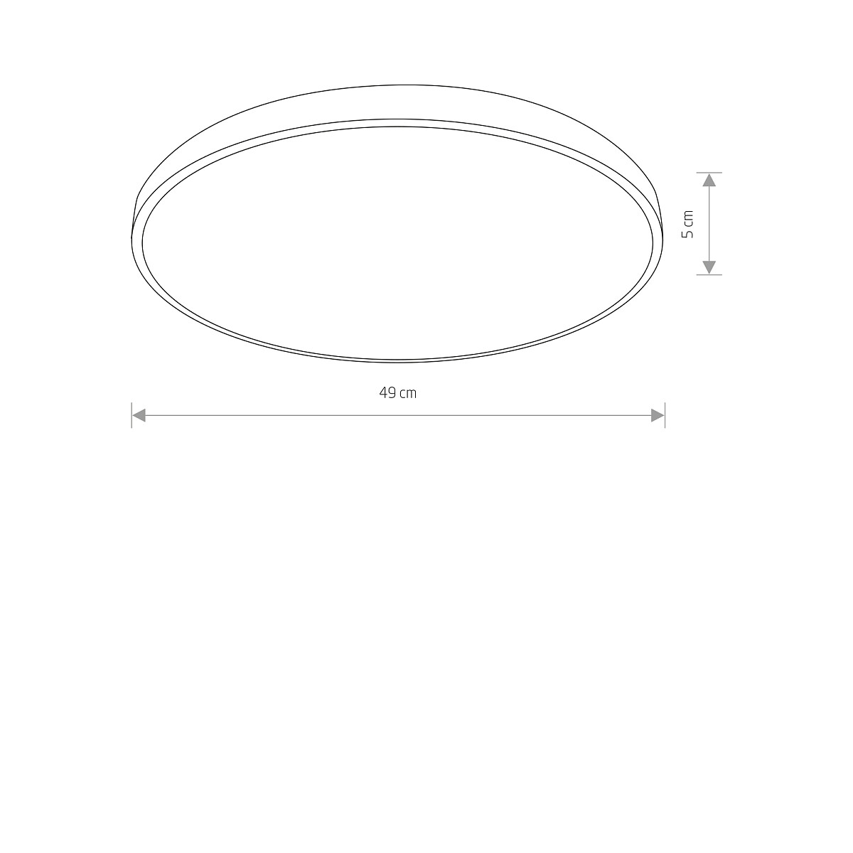 AGNES ROUND LED PRO white M 3000K 10979 Nowodvorski Lighting