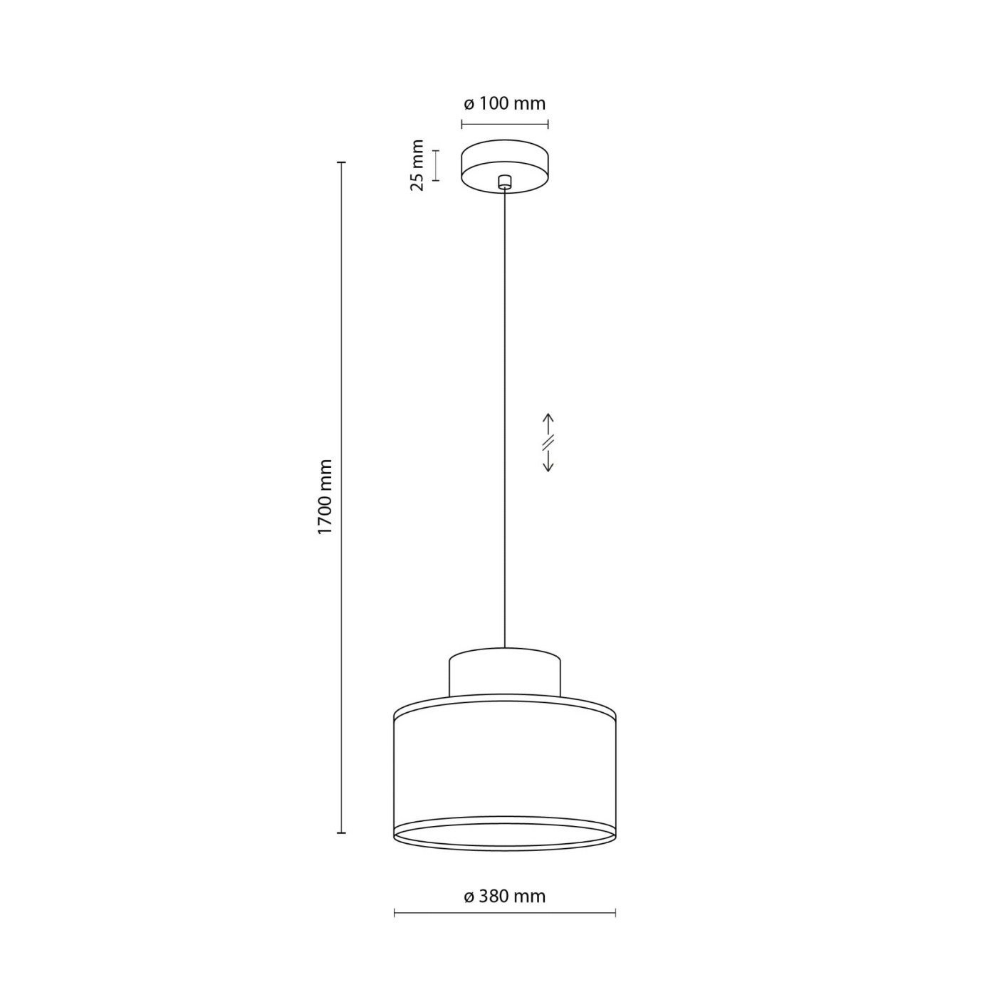 DUO JUTA brown 3139 TK Lighting