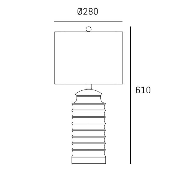 COASTAL T01026BR-WH Cosmo Light