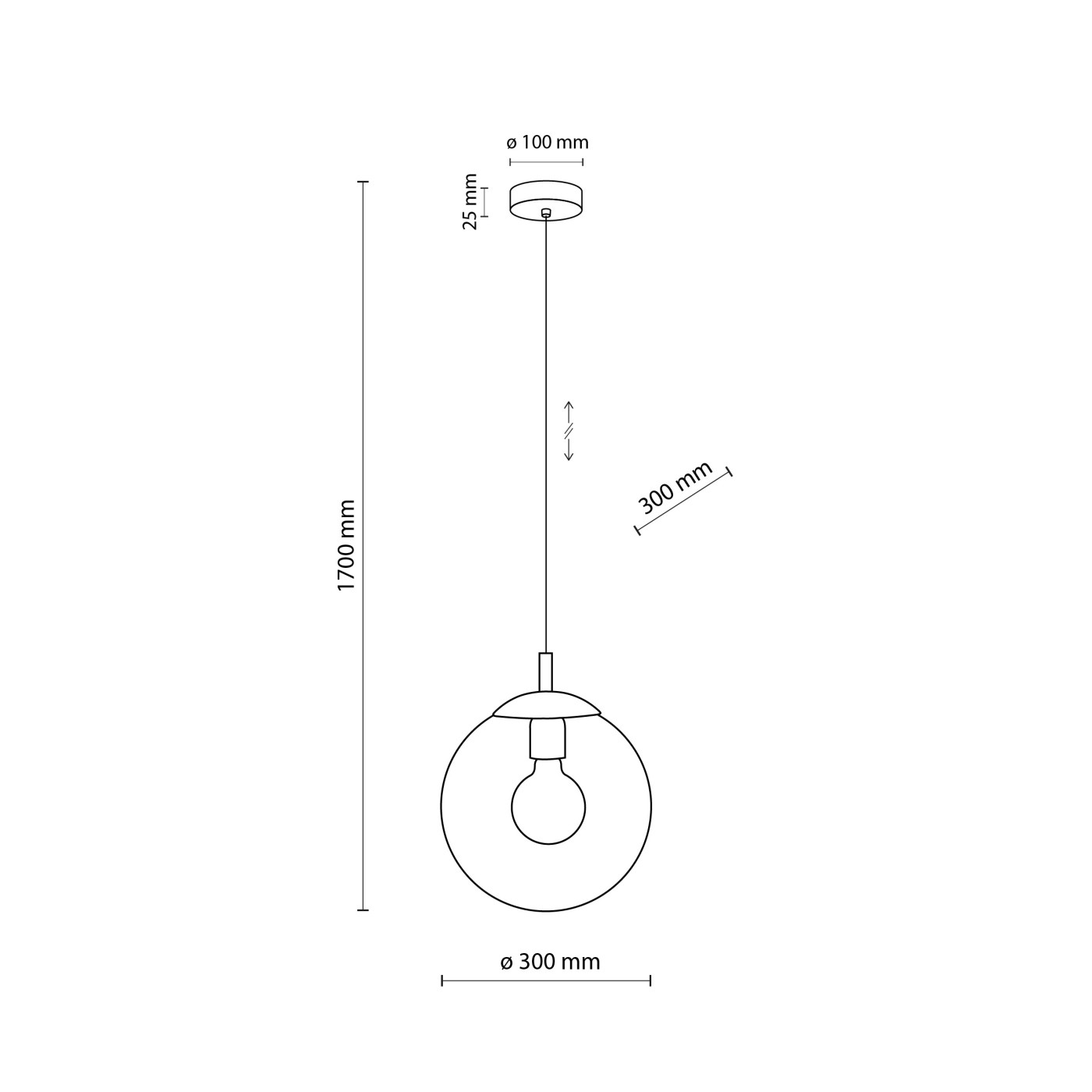 ESME transparent 30 3267 TK Lighting