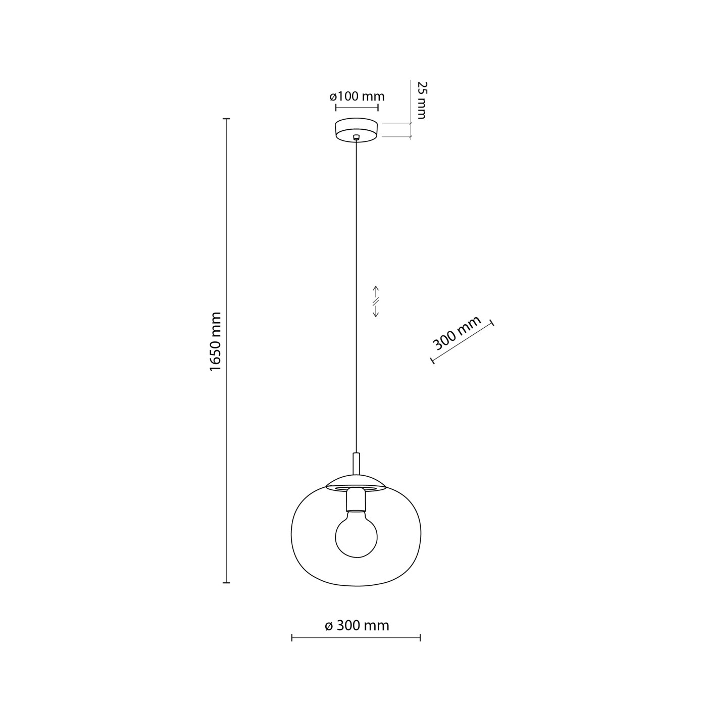 VIBE transparent 30 4817 TK Lighting