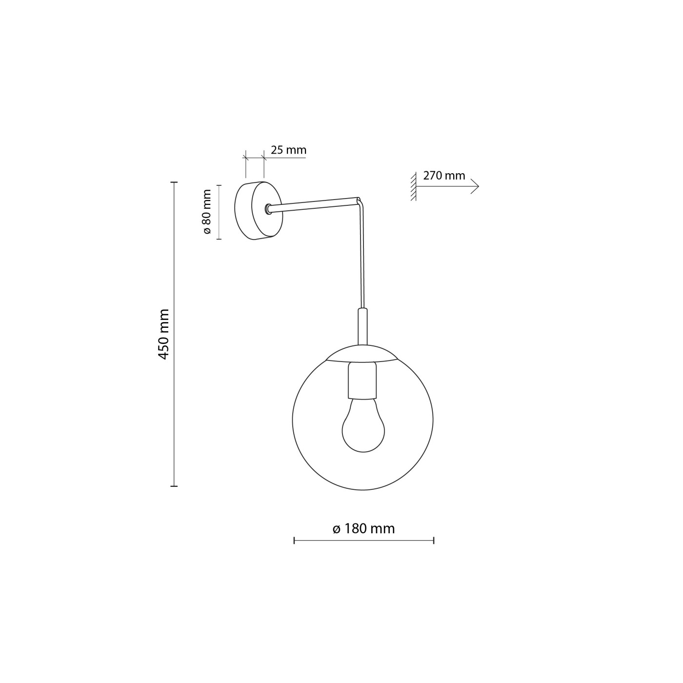 ESME transparent 5387 TK Lighting