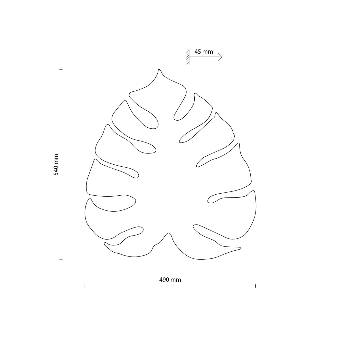 MONSTERA mint XL 5913 TK Lighting