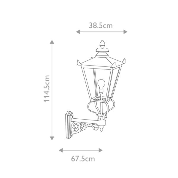 WILMSLOW black WSLB1-BLACK Elstead Lighting